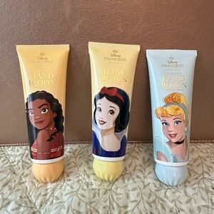 Disney Princess Hand Lotion Trio - Yellow, Cream, Blue
